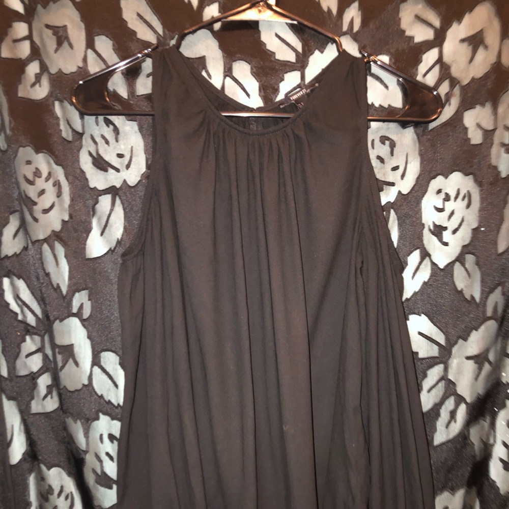 off the shoulder black blouse